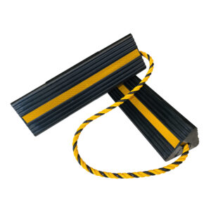 Paire de cales avion en caoutchouc noir 45 cm 12,0 kg