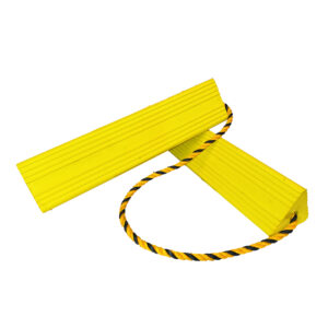 Paire de cales avion en caoutchouc jaune 60 cm 18,0 kg