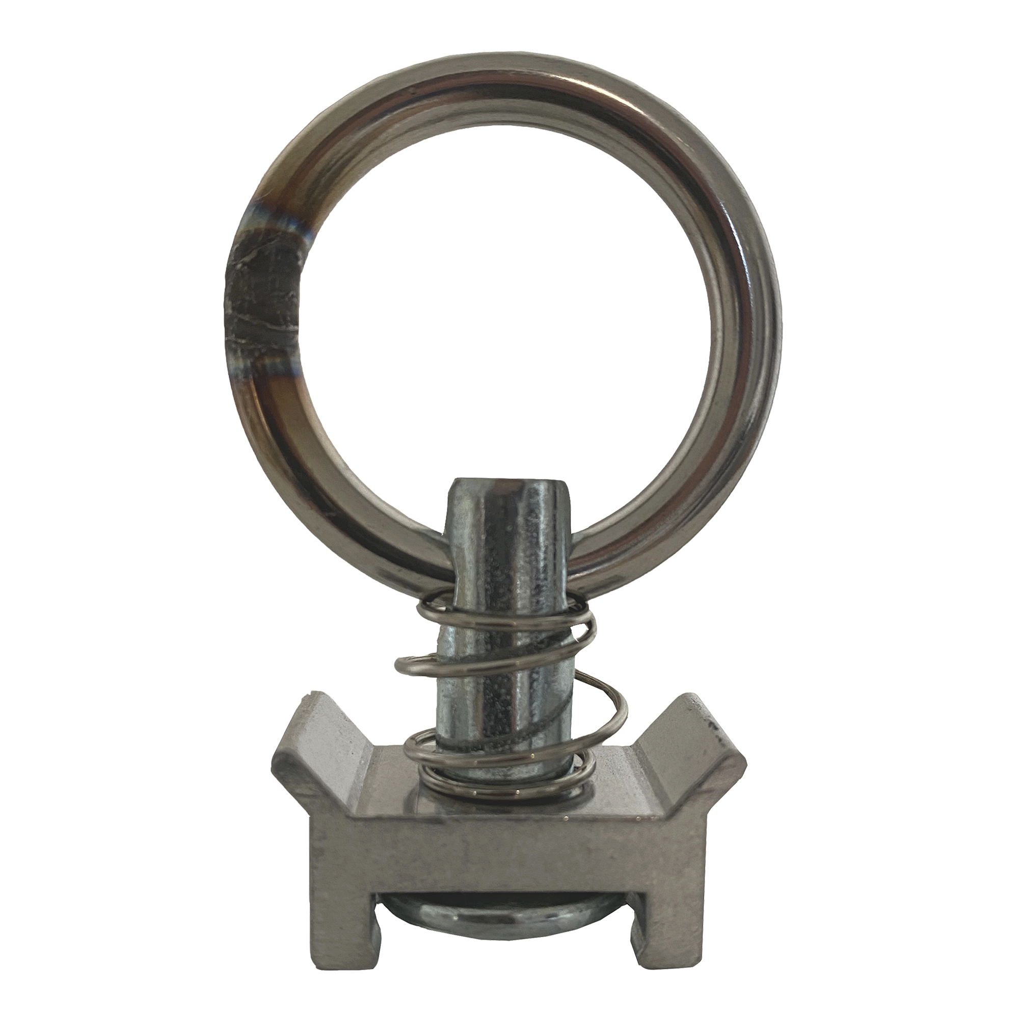 Pion d'arrimage simple aéro avec anneau pour rail d'arrimage aéronautique