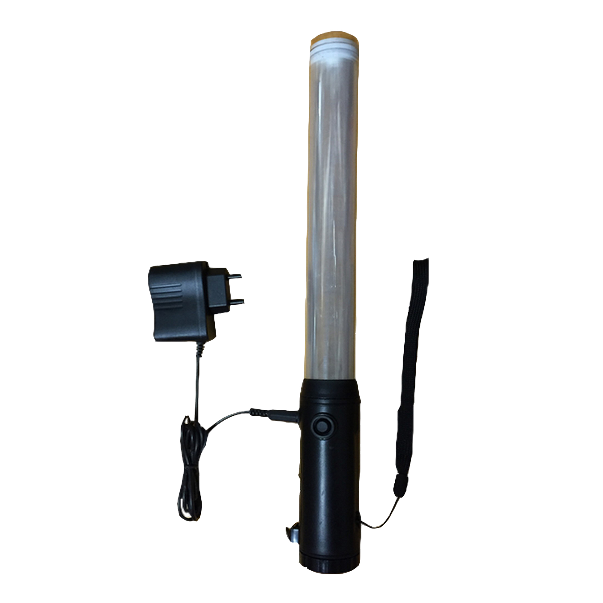 Bâton lumineux Trafic Guide Rechargeable rouge/vert 37 cm