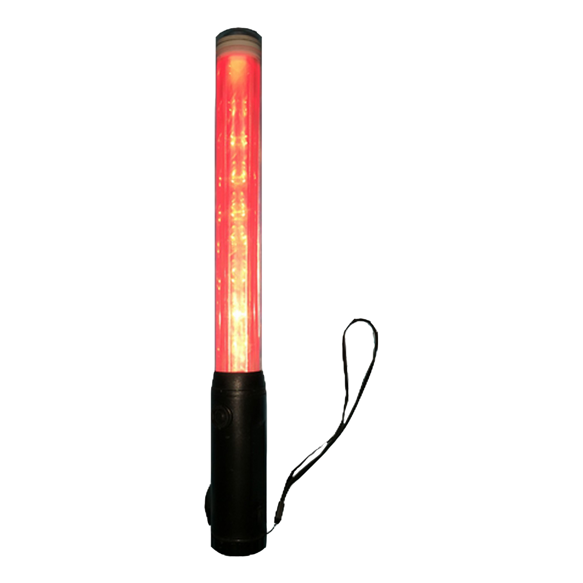Bâton lumineux Trafic Guide Rechargeable rouge/vert 37 cm – Image 2